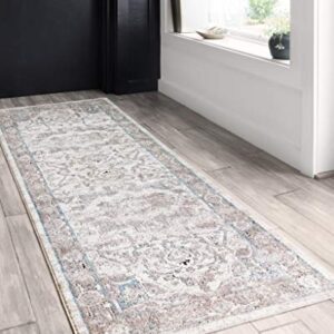 Loloi II Dante Collection DN-05 Ivory/Stone, Transitional Area Rug, 6'-7" x 9'-2"