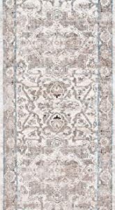 Loloi II Dante Collection DN-05 Ivory/Stone, Transitional Area Rug, 6'-7" x 9'-2"