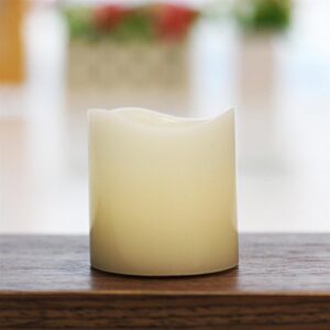 EcoGecko Set of 12 Real Wax LED Votive Candles, Premium Quality Flameless Candles with Timer -Votive Size, Battery Candle Set, Flickers Realistically. D 2 X H 2 Inches