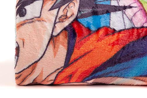 Dragon Ball Super Fighters & Warriors Fleece Throw Blanket | Features Beerus, Whis, & The Legendary Dragon Ball Warriors | 60 x 45 Inches