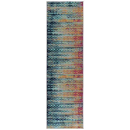 Kaleen 5'3" x 7'3" Area Rug in Multi-Color, Indoor / Outdoor Zuma Beach Collection