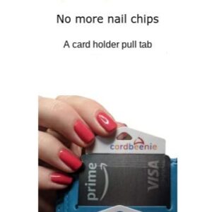 Cardbeenie Save your nails Credit Card Grab Tabs for Long Nails - 10 Pack