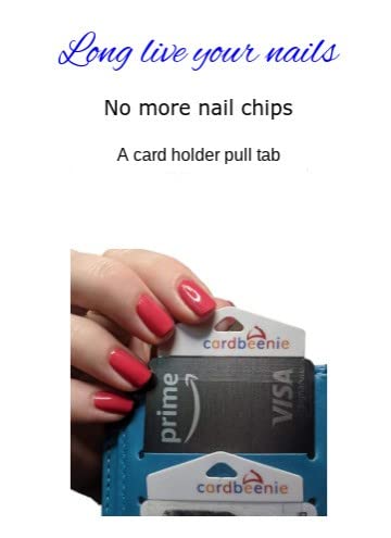 Cardbeenie Save your nails Credit Card Grab Tabs for Long Nails - 10 Pack