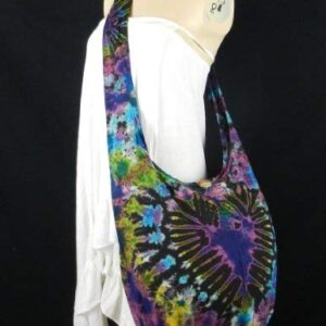 BTP! Tie Dye Sling Crossbody Shoulder Bag Purse Cotton Bohemian - Heart VY1