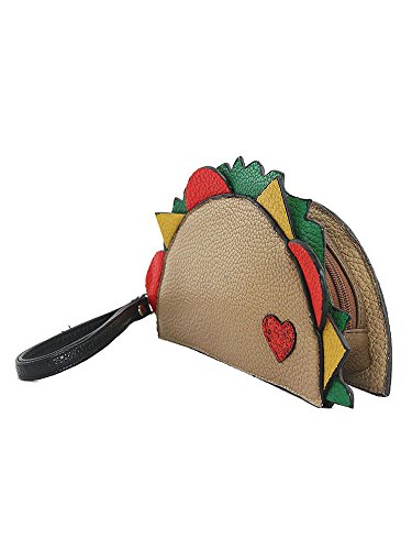 WonderMolly Sleepyville Critters Yummy Taco Foodie Wristlet Purse