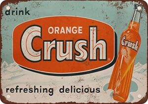 unoopler 12″ x 16″ 1953 drink orange crush vintage look reproduction metal tin sign 12x18 inches