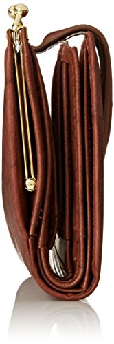 Buxton Heiress Double Cardex Wallet, Mahogany, One Size
