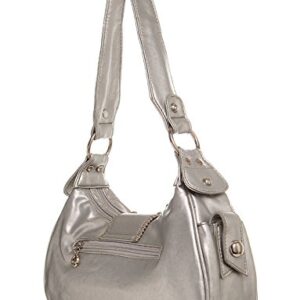 Handbags For All Crown Inspired Classic Hobo Shoulder Handbag