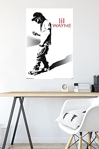 Trends International Lil Wayne - Hustle Wall Poster, 22.375" x 34", Unframed Version