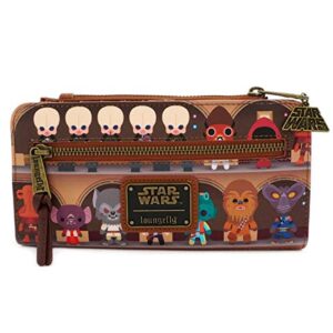 Loungefly x Star Wars Cantina Scene Bifold Wallet (Multicolored, One Size)