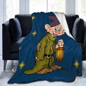 Eppedtul Dopey Lantern Ultra-Soft Micro Fleece Blanket Couch 50"" x40