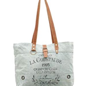 Myra Bags La Couspaude Upcycled Canvas Tote Bag M-0814