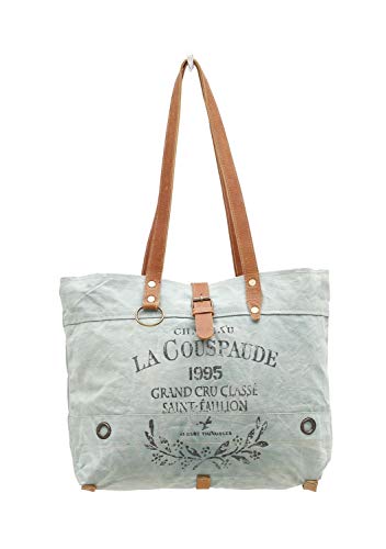 Myra Bags La Couspaude Upcycled Canvas Tote Bag M-0814