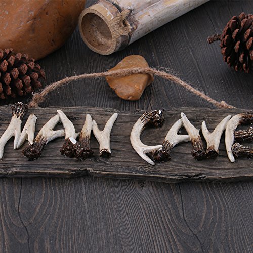 Liberty Imports Man Cave Hanging Wall Sign Decorative Mancave Wooden Novelty Decor