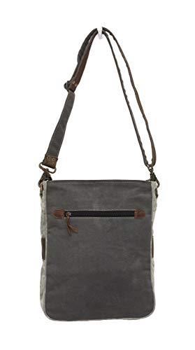 Myra Bag Royal Stag Vintage Upcycled Canvas Shoulder Bag S-0715