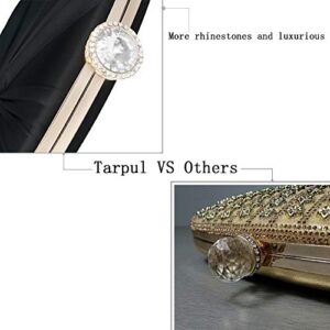 Tarpul Evening Clutch Bags For Women Wedding Purse Valentine day gift With Shiny Rhinestones 4 In 1 Style