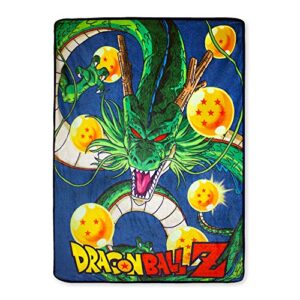 dragon ball z bed blankets (dbz-blue)