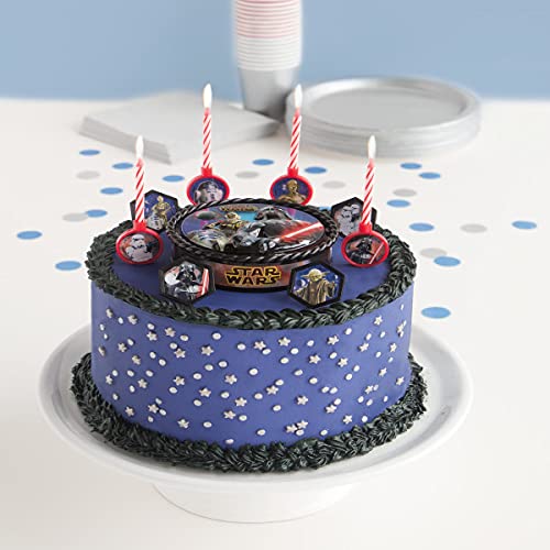 Unique Party Cake Decorating Kit | Star Wars | 17 Pcs, 4.13" X 4.13", Multi