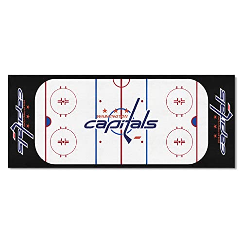 FANMATS 10565 Washington Capitals Rink Runner - 30in. x 72in. - "Capitals" Logo