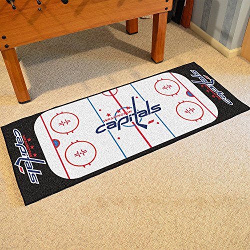 FANMATS 10565 Washington Capitals Rink Runner - 30in. x 72in. - "Capitals" Logo