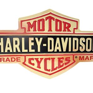 Harley-Davidson Distressed Long Bar & Shield Tin Sign 15.5 x 9.5 Inch 2010131