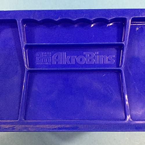 AKRO-MILS Blue 5-3/8'' X 4-1/8'' X 3'' AKRO BINS 30-210 BLUE