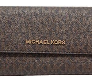 Michael Kors Jet Set Travel Large Trifold - Brown