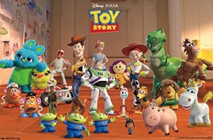 trends international disney pixar toy story 4 – collage wall poster, 22.375″ x 34″, unframed version