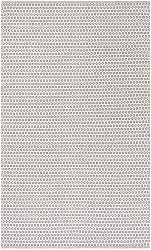 Safavieh Montauk Collection 5' x 8' Grey/Ivory MTK616F Handmade Cotton Area Rug