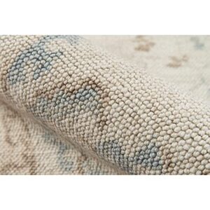 Momeni Anatolia Wool and Nylon Area Rug, 2' X 3' Beige