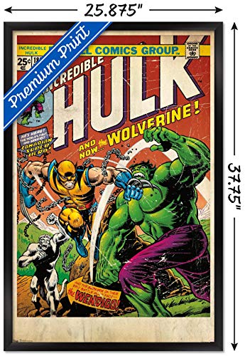 Trends International 24X36 Marvel Comics-Wolverine-Cover Wall Poster, 24" x 36", Unframed Version