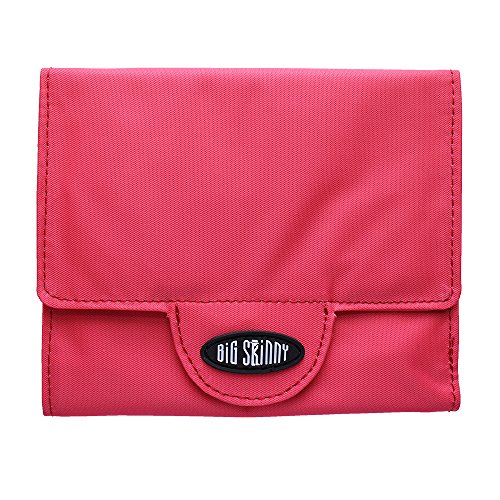 Big Skinny Women's Trixie Tri-Fold Slim Wallet, Holds Up to 30 Cards, Coral