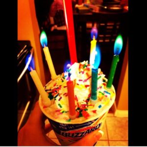 36 Pieces Birthday Cake Candles with Colored Flames Colorful Rainbow Candles in Holder for Birthday Cake Cupcake Decoration