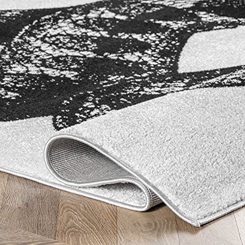 NuLOOM Thomas Paul Serpent Area Rug, 5' x 8', Black and White