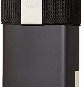 Secrid Cardslide Wallet, Black Cardprotector with Black Slide, Multi-Use RFID Case
