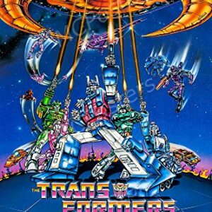 The Transformers The Movie 1986 Glossy Finish Made in USA Movie Poster - MCP493 (24" x 36" (61cm x 91.5cm))