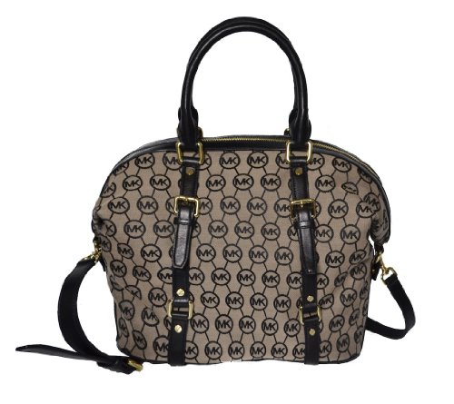 Michael Kors Monogram Bedford MD Satchel Handbag