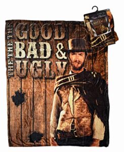 midsouth products clint eastwood throw blanket 50″ x 60″ – the good the bad and the ugly