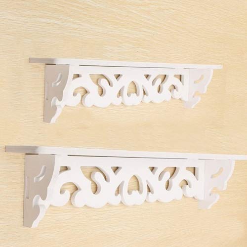 Gilroy Floating Wall Shelves Bookshelf White Wall Mounted Decorative Display Wall Shelf Storage Rack