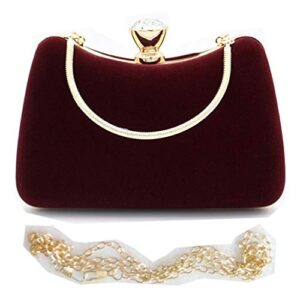 women velvet evening bag luxury diamond handbag elegant purse wedding banquet party clutch lady wallet