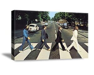the beatles framed canvas art rock stars printed decals colorful photo decor beatles gifts dining living room wall decor beatles poster 8″ x 10″