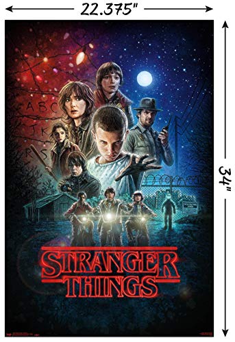 Trends International Netflix Stranger Things - One Sheet Wall Poster, 22.375" x 34", Unframed Version