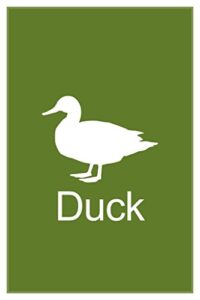 farm animal duck silhouettes classroom learning aids barnyard farming farm green thick paper sign print picture 8×12
