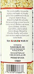 Set of 2 Jane's Krazy Chunky Mixed-Up Garlic Seasoning, 4.75 Ounce