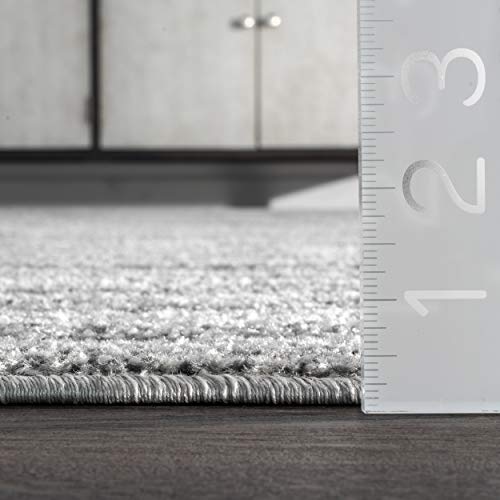 nuLOOM Contemporary Sherill Wind Area Rug, 8' 2" x 11' 6", Grey