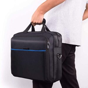 eioeao PS4 Travel Bag with Protective PS4 Carrying Case for Computer/ Notebook/ Laptop, 14 Inch Laptop Sleeve Portable Computer Bag