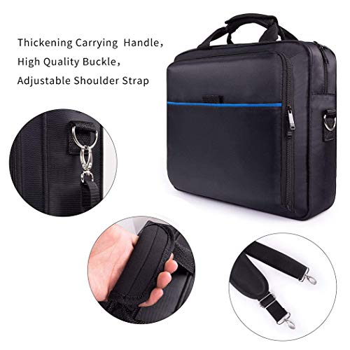 eioeao PS4 Travel Bag with Protective PS4 Carrying Case for Computer/ Notebook/ Laptop, 14 Inch Laptop Sleeve Portable Computer Bag