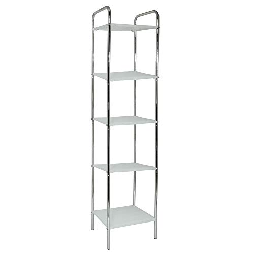 Art & Home 5-Tier Chrome Plated Steel Storage Shelf