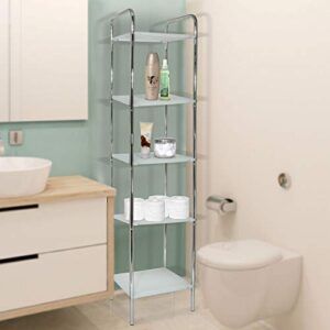 Art & Home 5-Tier Chrome Plated Steel Storage Shelf