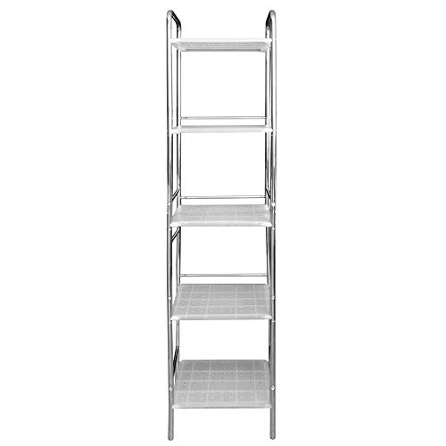 Art & Home 5-Tier Chrome Plated Steel Storage Shelf